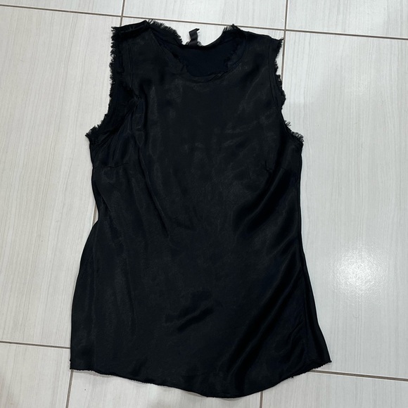 Venti6 Silk Raw Edge Tank - Picture 9 of 9